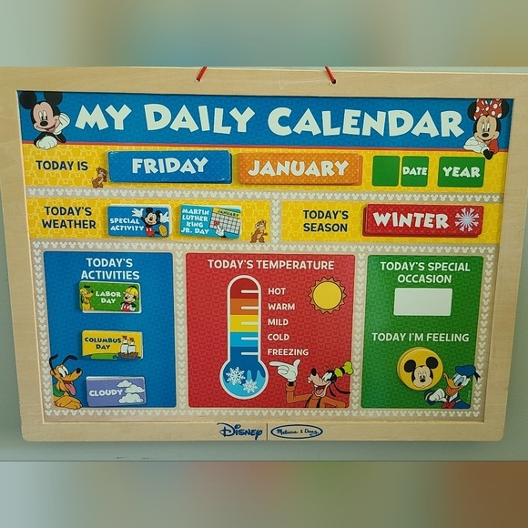 Melissa and Doug magnetic calendar and chore chart - Picture 2 of 2